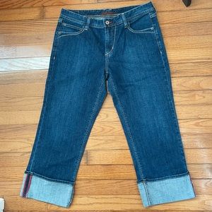 Eddie Bauer Denim Crop Pants NWT